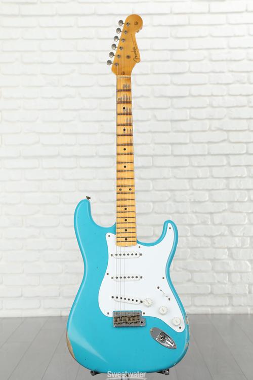 Fender Custom Shop LTD 70th-anniversary '54 Stratocaster Relic Electric  Guitar - Taos Turquois