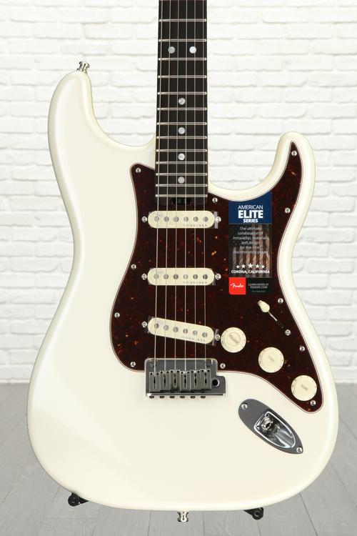 Fender American Elite Stratocaster Olympic Pearl with Rosewood