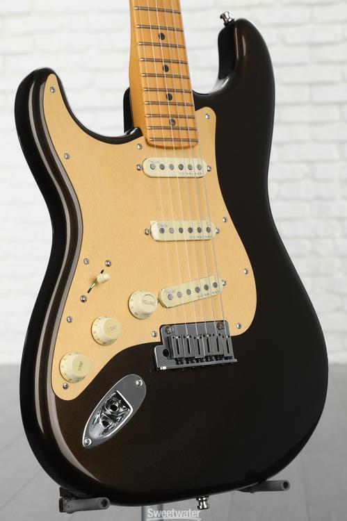 Fender American Ultra Stratocaster Left-handed - Texas Tea with Maple  Fingerboard