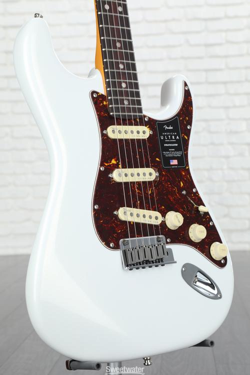 Fender American Ultra Stratocaster - Arctic Pearl with Rosewood Fingerboard