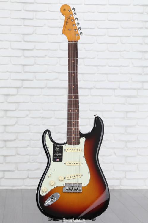 Fender American Vintage II 1961 Stratocaster Lefthanded Electric Guitar 3tone Sunburst