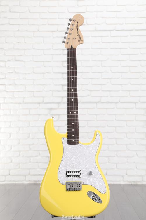 Fender Tom DeLonge Stratocaster Electric Guitar - Graffiti Yellow