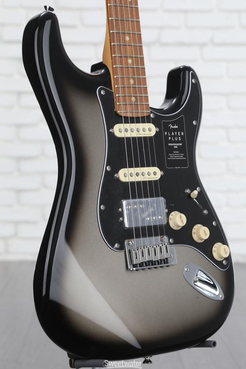 Fender Player Plus Stratocaster HSS Electric Guitar - Silverburst with ...