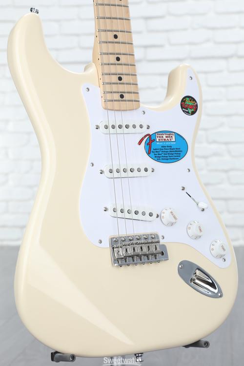 Fender Jimmie Vaughan Tex-Mex Stratocaster - Olympic White with Maple ...