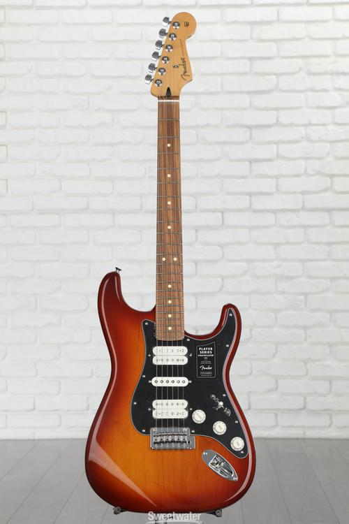 Fender Player Stratocaster HSH - Tobacco Sunburst with Pau Ferro Fingerboard