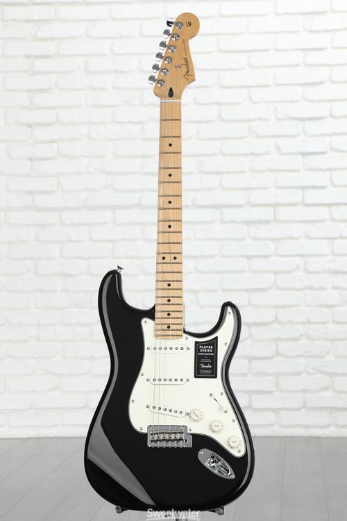 Fender Player Stratocaster - Black with Maple Fingerboard | Sweetwater