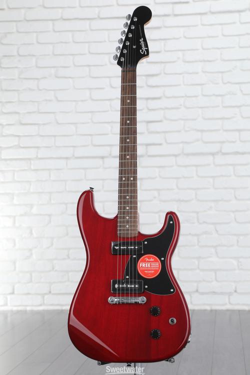Squier Paranormal Strat-O-Sonic Electric Guitar - Crimson Red 