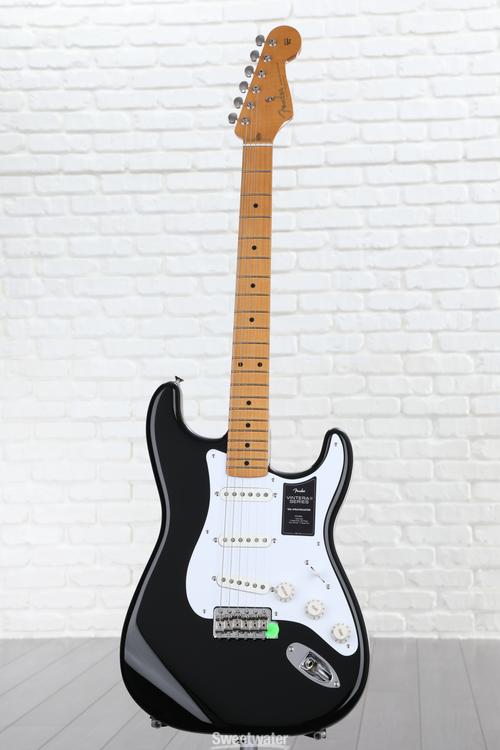 Fender Vintera II '50s Stratocaster Electric Guitar - Black with Maple  Fingerboard