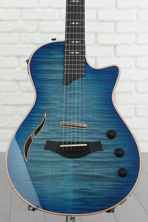 Taylor T5z Pro Hollowbody Electric Guitar - Harbor Blue | Sweetwater