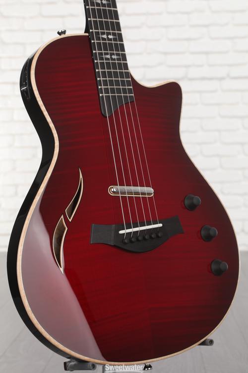 Taylor T5z Pro Hollowbody Electric Guitar - Cayenne Red | Sweetwater