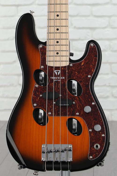 Traveler Guitar TB-4P Bass Guitar - Sunburst | Sweetwater