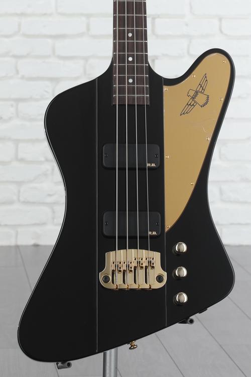 Gibson Rex Brown Signature Thunderbird Electric Bass Guitar - Ebony