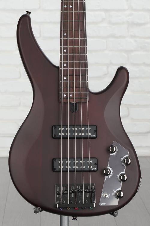 Yamaha TRBX505 5-string Bass Guitar - Translucent Brown 