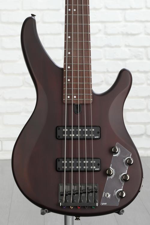 Yamaha TRBX505 5-string Bass Guitar - Translucent Brown 