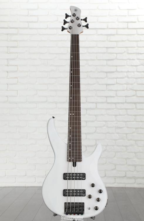 Yamaha TRBX505 5-string Bass Guitar - Translucent White 