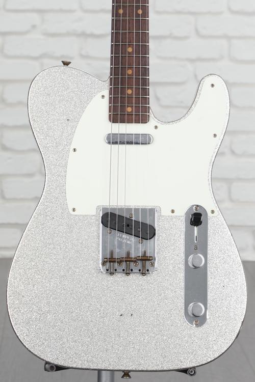 Fender Custom Shop Limited-edition '60 Telecaster Journeyman Relic Electric  Guitar - Silver Sparkle