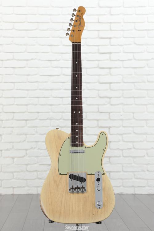 Fender Custom Shop '64 Telecaster Relic Electric Guitar - Natural Blonde