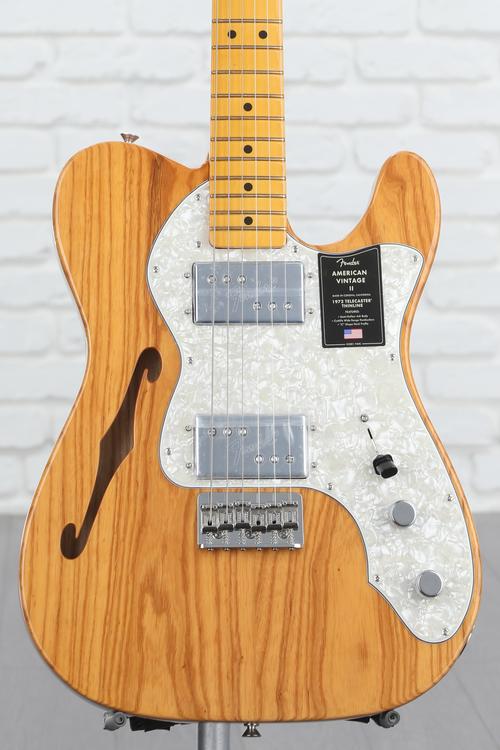 Fender American Vintage II 1972 Telecaster Thinline Electric Guitar - Aged  Natural