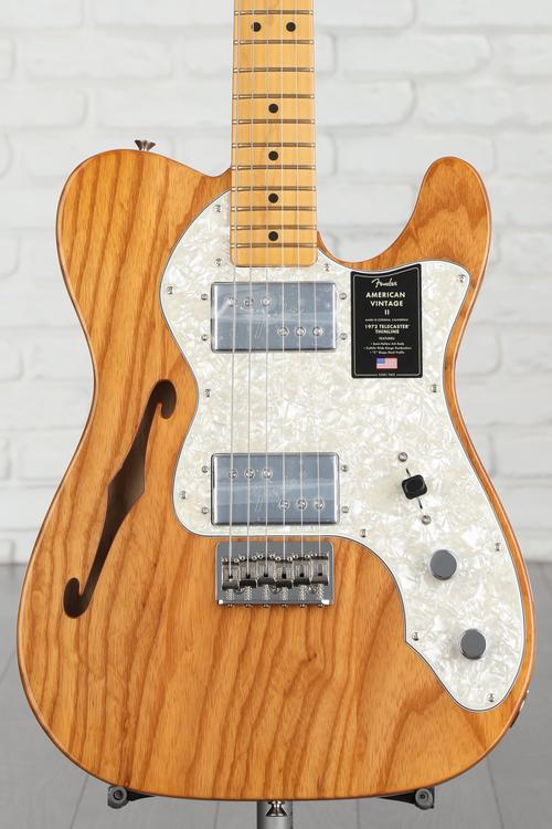 Fender American Vintage II 1972 Telecaster Thinline Electric Guitar - Aged  Natural
