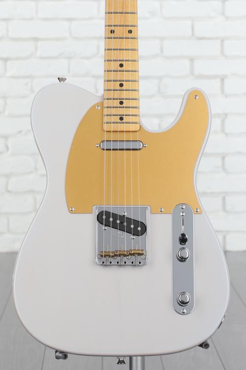 Fender JV Modified '50s Telecaster Electric Guitar - White Blonde