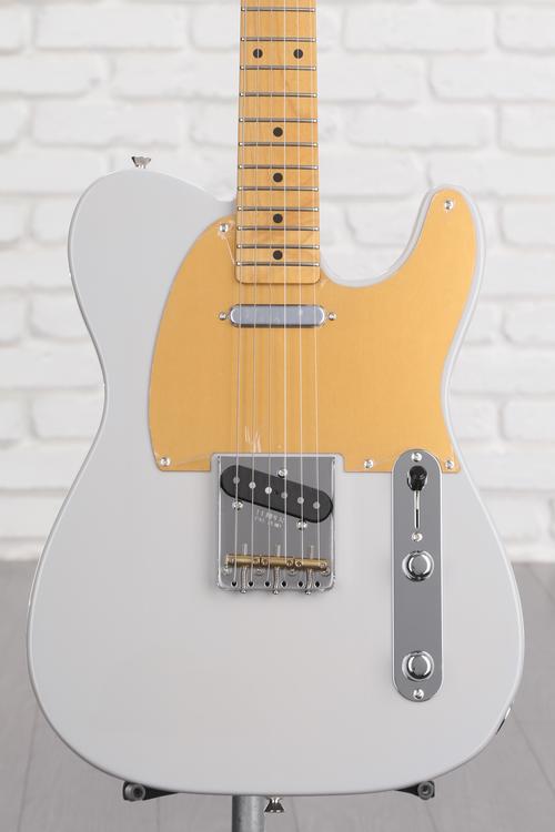 Fender JV Modified '50s Telecaster Electric Guitar - White Blonde 