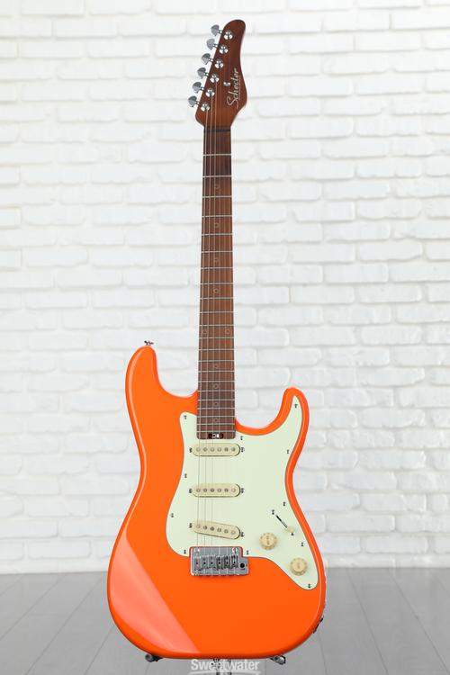 Schecter Nick Johnston Traditional SSS Electric Guitar - Atomic Orange ...