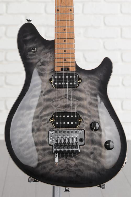 EVH Wolfgang Special QM Electric Guitar - Charcoal Burst with 