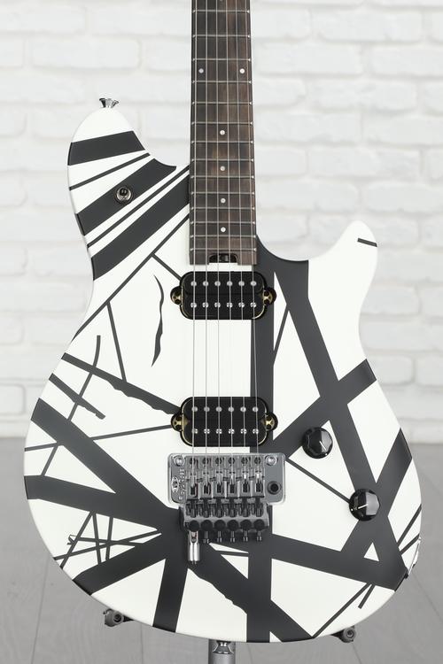 Evh wolfgang special striped store black and white