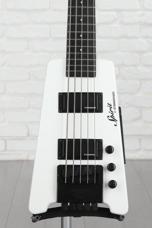 Steinberger Spirit XT-25 5-string Bass Guitar - White | Sweetwater