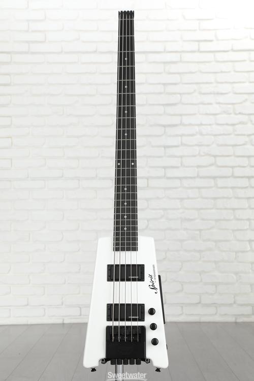 Steinberger Spirit XT-25 5-string Bass Guitar - White | Sweetwater