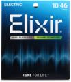 Click to learn more about the Elixir Strings 19052 Optiweb Electric Guitar Strings - .010-.046 Light