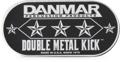 Click to learn more about the Danmar Metal Impact Badge - Double Kick