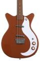Click to learn more about the Danelectro '59DC Short Scale Bass Guitar - Copper