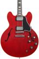 Click to learn more about the Gibson Custom 1964 ES-335 Reissue Semi-hollowbody Electric Guitar - '60s Cherry, Murphy Lab Ultra Light Aged