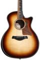 Click to learn more about the Taylor Next Generation Builder's Edition 814ce Adirondack Spruce/Honduran Rosewood - Shaded Edgeburst