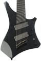 Click to learn more about the Ibanez Alpha A528 Multi-scale 8-string Electric Guitar - Iron Pewter