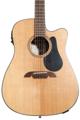 Click to learn more about the Alvarez AD30CE Artist Series Dreadnought Acoustic-electric Guitar - Natural