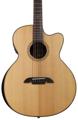 Click to learn more about the Alvarez AEBT70ce Armrest Artist Elite Series Acoustic-electric Baritone Guitar - Natural