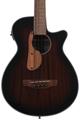 Click to learn more about the Ibanez AEGB24E AEG Acoustic-electric Bass Guitar - Mahogany Sunburst High Gloss