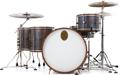 Click to learn more about the A&F Drum Company Copper 4-piece Shell Pack - Brass Hoops