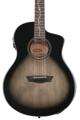 Click to learn more about the Washburn Bella Tono Vite S9V Acoustic-electric Guitar - Gloss Charcoal Burst