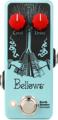 Click to learn more about the EarthQuaker Devices Legacy Reissue Bellows Fuzz Driver Pedal - Black on Teal, Sweetwater Exclusive