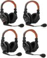 Click to learn more about the Hollyland Solidcom C1 Pro Wireless Intercom System - 4 Double-ear Headsets