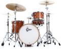 Click to learn more about the Gretsch Drums Catalina Club 4-piece Shell Pack - Satin Walnut Glaze