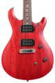 Click to learn more about the PRS SE CE24 Standard Satin Stoptail Electric Guitar - Vintage Cherry Satin