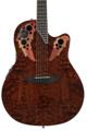 Click to learn more about the Ovation Celebrity Elite CE48P-TGE Super Shallow Acoustic-Electric Guitar - Tiger Eye