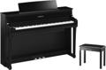 Click to learn more about the Yamaha Clavinova CLP-875 Console Digital Piano with Bench - Polished Ebony