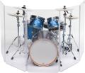 Click to learn more about the ClearSonic A2448x5 Acrylic Drum Shield - 5 Panels, 4-foot Height