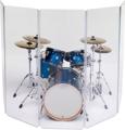 Click to learn more about the ClearSonic A2466x5 Acrylic Drum Shield - 5 Panels, 5.5-foot Height