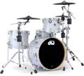 Click to learn more about the DW DWe 4-piece Drum Kit Bundle with Roland Electronic Cymbals and DW Hardware - Diamond Nebula